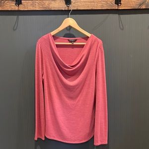 Banana Republic cowl neck long sleeve top blouse Large business casual office